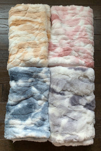 NEW fluffy minky blankets