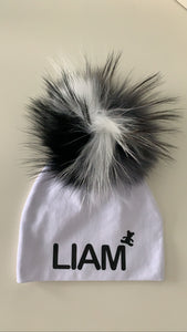 Personalized Pom Pom Hat