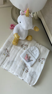 NEW baby girls unicorn gift set