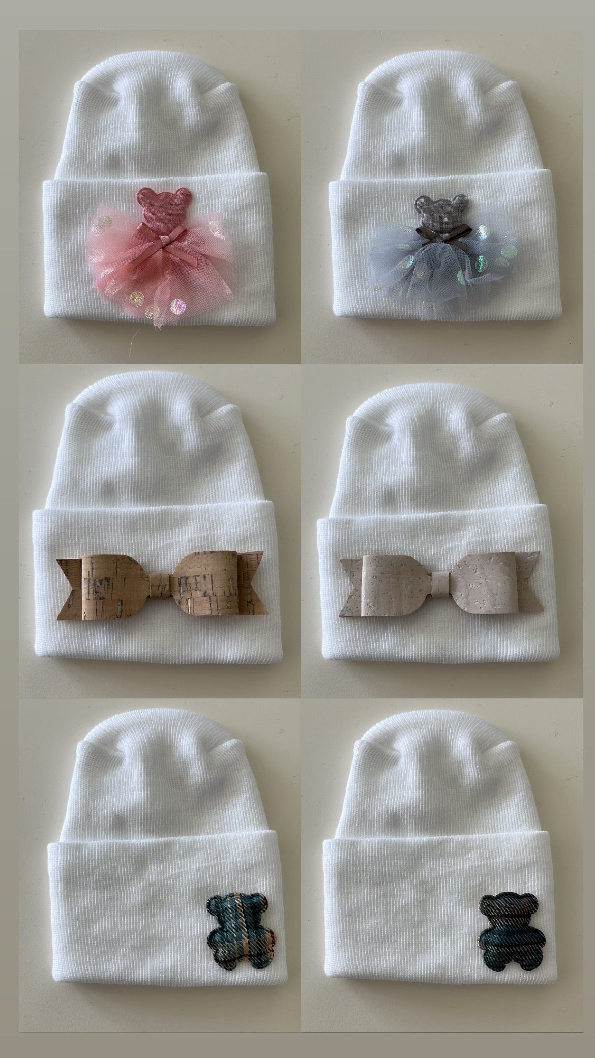 NEW cute hospital hats