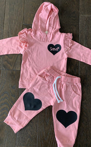 Baby-girls sweat set