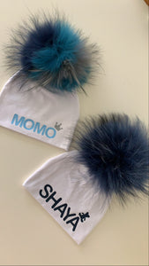 Personalized Pom Pom Hat