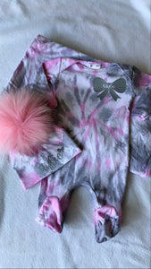 Tie Dye Baby Footies