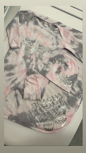 Personalized Tie Dye Layette Set