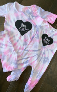 Personalized Tie Dye Ribbed Sets