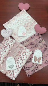 NEW heart lovie hospital hat sets