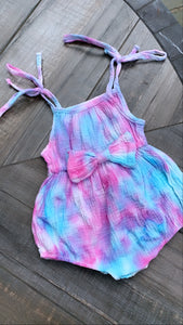 Bow bubble onesie