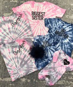 Personalized Tie Dye Ribbed Sets