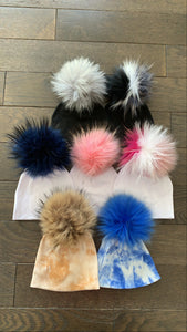 Mix and match Pom Pom hats