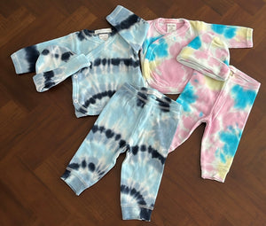 3 piece custom tie dye take home set