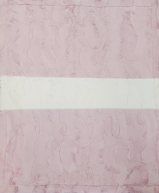 Colorblock minky blanket