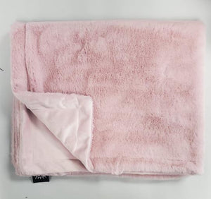 Extra soft mauve pink minky blanket