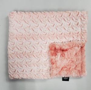 Princess coral minky blanket