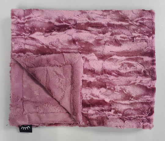 Dusty rose minky collection