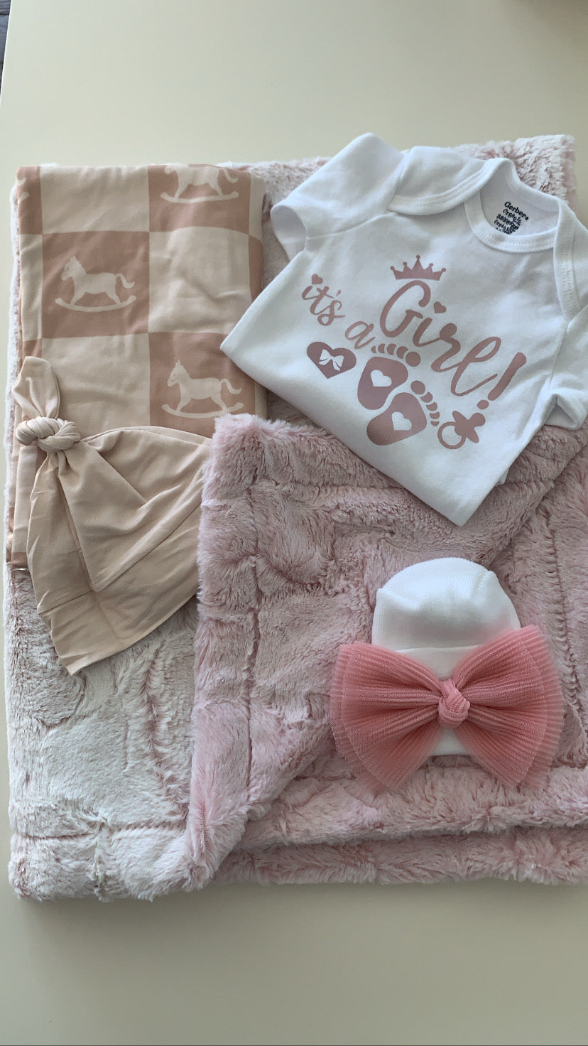 Gender announcement onesies