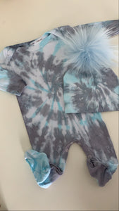 Tie Dye Baby Footies