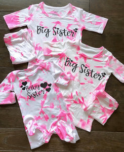 Personalized Tie Dye Ribbed Sets