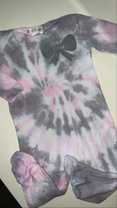 Tie Dye Baby Footies