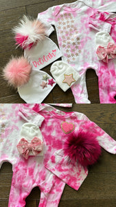 Personalized Tie Dye Ribbed Sets