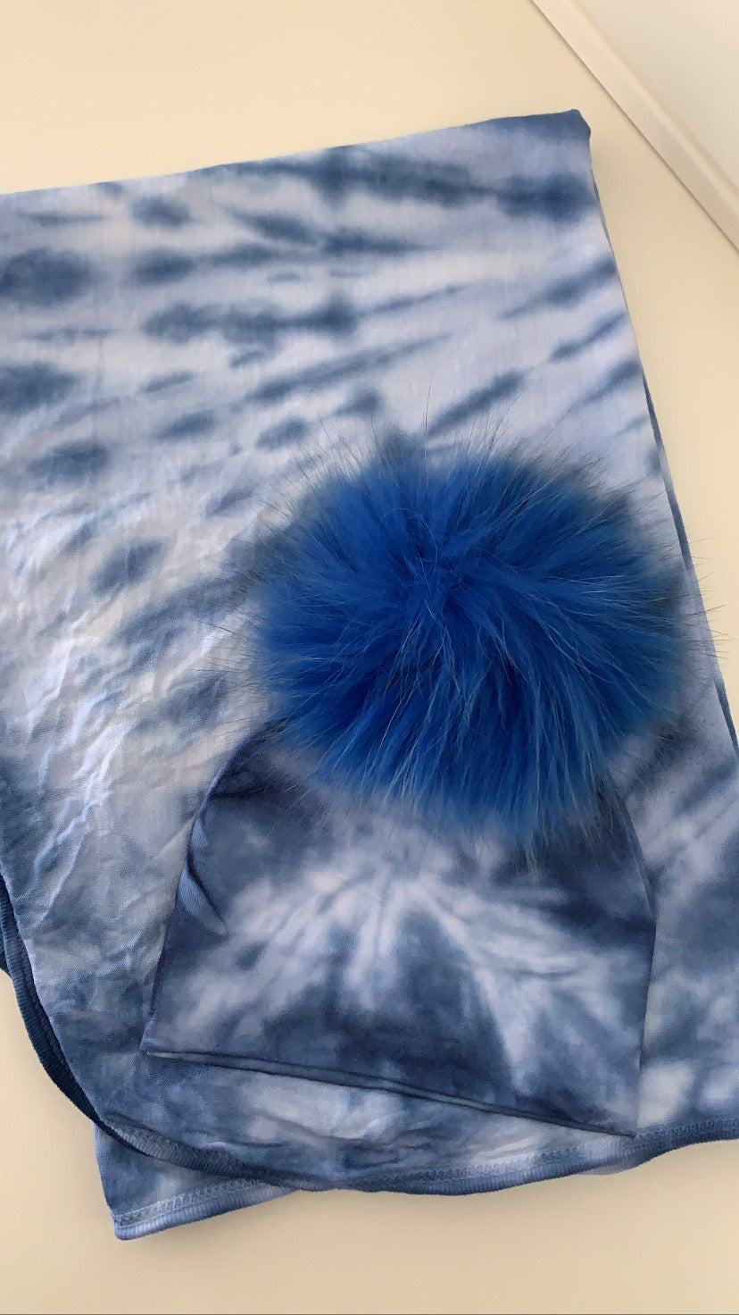 Personalized Tie Dye Swaddle Set