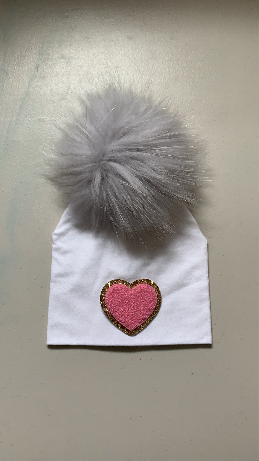 Girls NEW pom pom hats