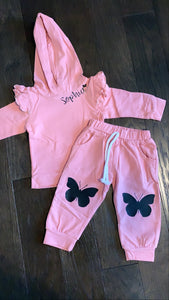 Baby-girls sweat set