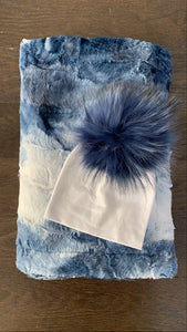 Blanket & Pom hat gift set (boys)