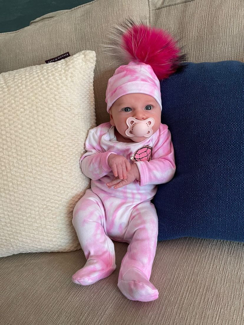 Tie Dye Baby Footies