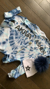 Personalized Tie Dye Ribbed Sets