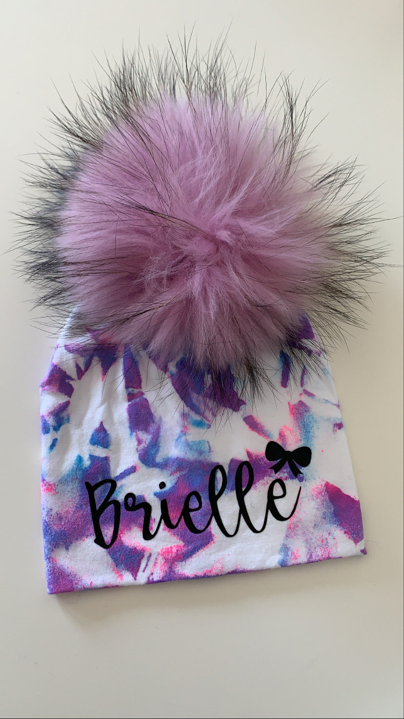 Personalized Pom Pom Hat
