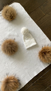 Pom hospital hat and Pom Pom blanket set