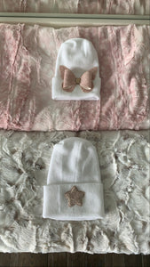 Blanket & Hospital hat set (girls)