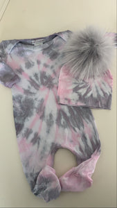 Tie Dye Baby Footies