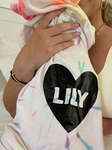 Personalized Tie Dye & Baby Towel