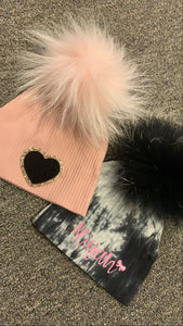 NEW pom pom hats