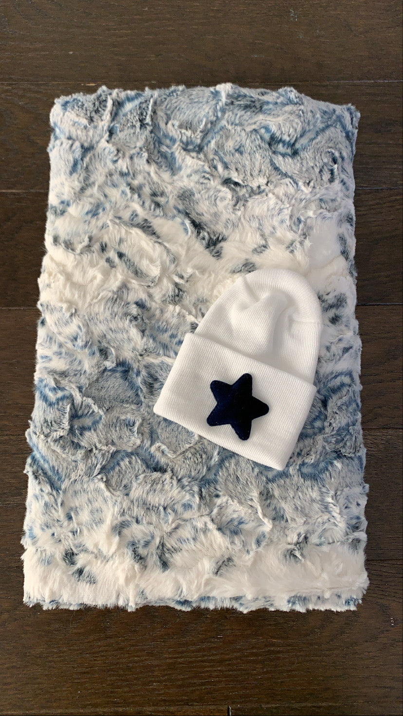Blanket & Hospital hat set