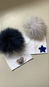 Boys NEW pom pom hats