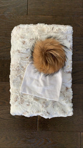 Blanket & Pom hat gift set (girls)