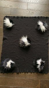 NEW ribbed pom pom blankets