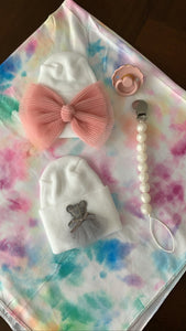 Tulle Bow Hospital Hat