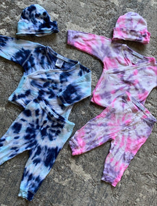 3 piece custom tie dye take home set