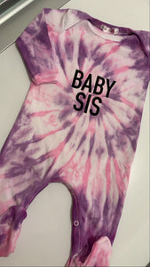 Tie Dye Baby Footies