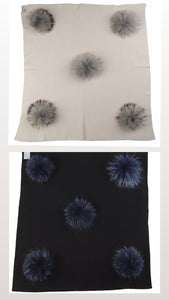 Cashmere Pom Pom Blankets