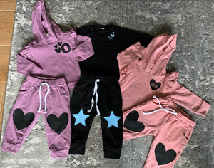 Baby-girls sweat set