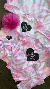 Personalized Tie Dye Ribbed Sets