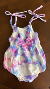 Bow bubble onesie