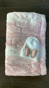 Blanket & Hospital hat set (girls)