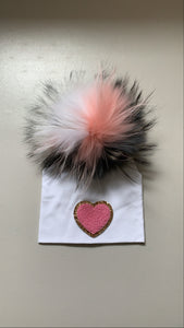 Girls NEW pom pom hats