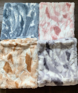 NEW fluffy minky blankets