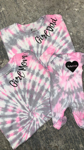 Tie dye baby crew/hoodie